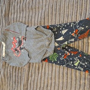 Black dog winter pants and shirt set. Great condition